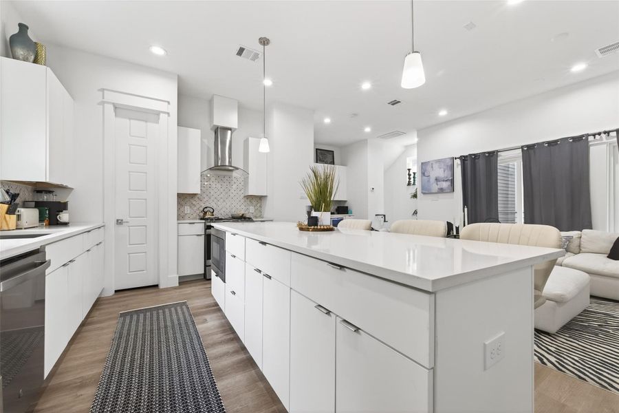 Furnished interior view inside a new home in , Houston (Image 12).