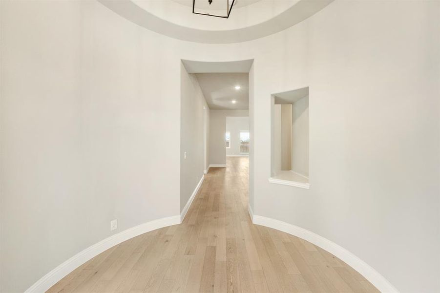 Furnished interior view inside a new home in Timberbrook 3B-4A, Justin (Image 11). Furnished interior view inside a new home in Timberbrook 3B-4A, Justin (Image 11).