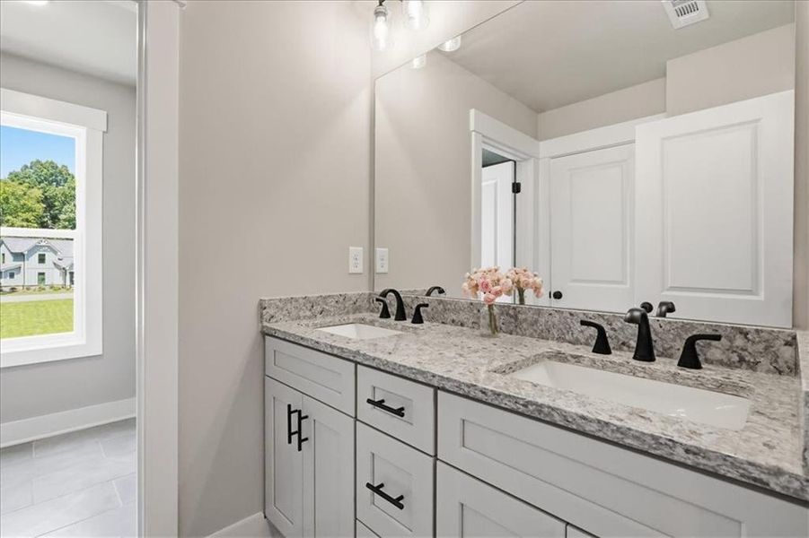 Furnished interior view inside a new home in , Monroe (Image 21).