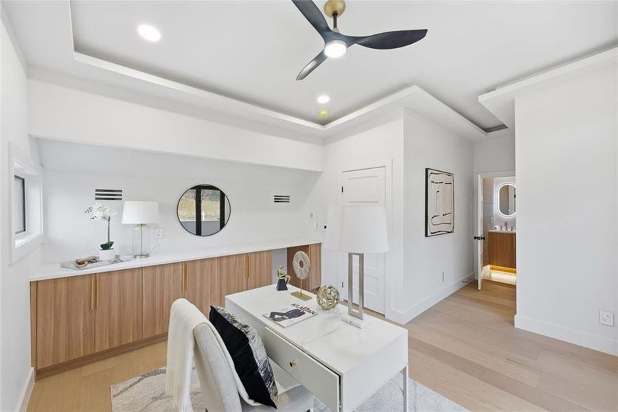 Furnished interior view inside a new home in , Brookhaven (Image 35).