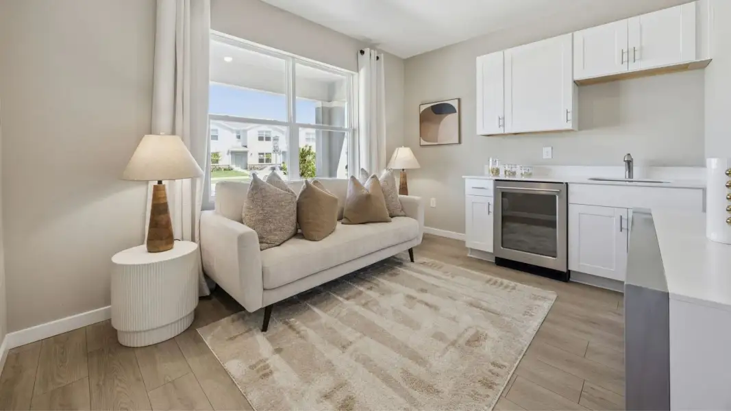 Furnished interior view inside a new home in Preston Cove, St. Cloud (Image 12).