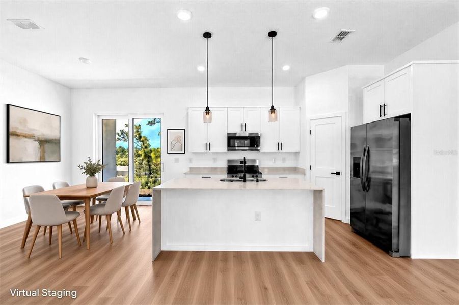 Furnished interior view inside a new home in , Citrus Springs (Image 13).