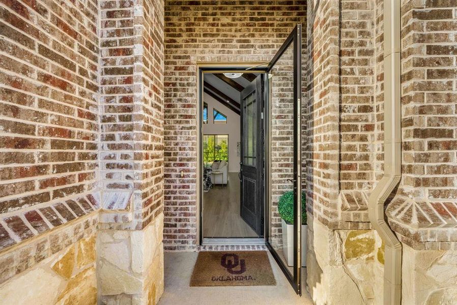 Exterior details and patio area of a home in Ladera Prosper, Prosper (Image 4).