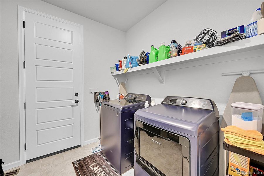 Mud Room complete with Washer and Dryer!