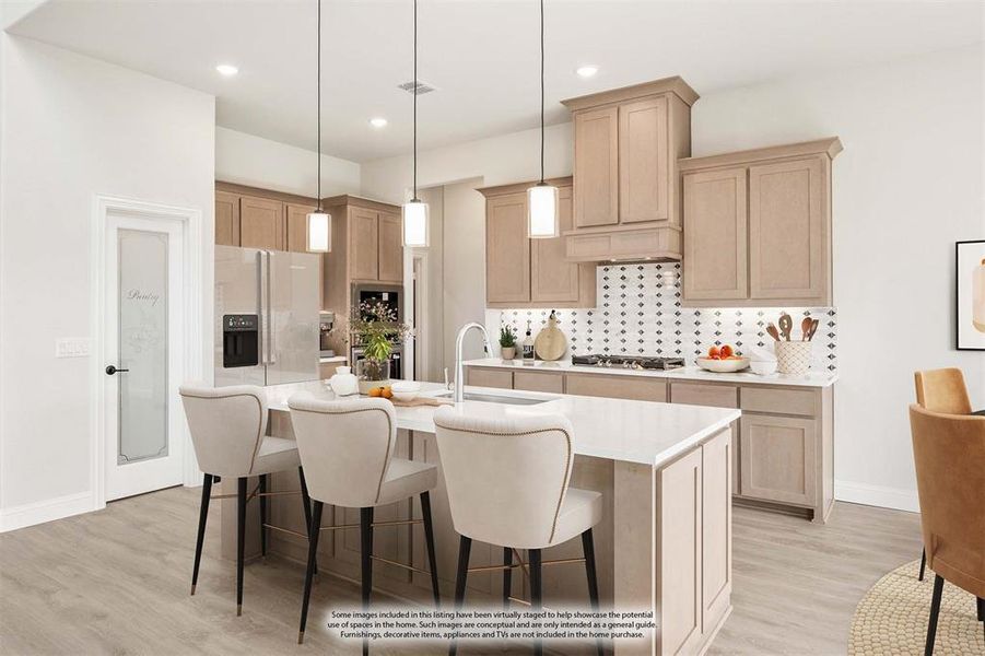 Furnished interior view inside a new home in Ridge Ranch, Mesquite (Image 7).