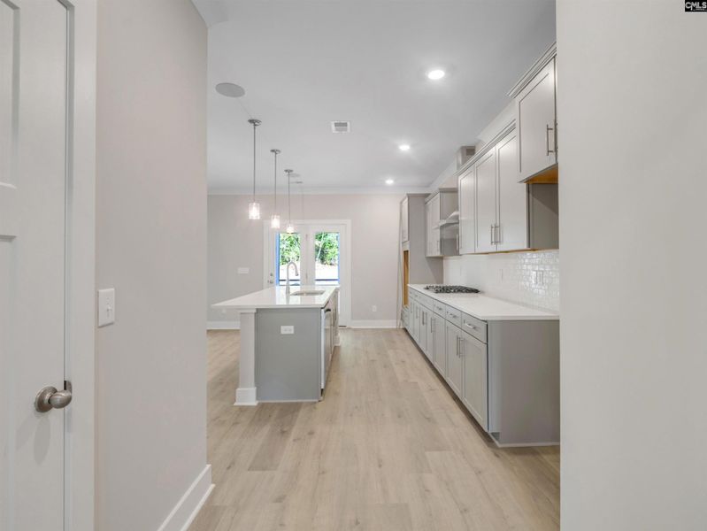 Furnished interior view inside a new home in Collins Cove, Chapin (Image 5). Furnished interior view inside a new home in Collins Cove, Chapin (Image 5).