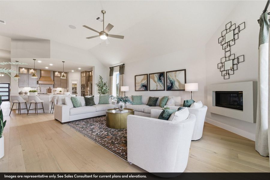 Furnished interior view inside a new home in Bay Creek, Baytown (Image 8).