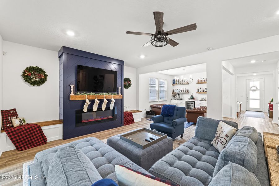 Furnished interior view inside a new home in , St. Augustine (Image 14).