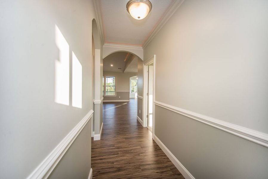 Representative unfurnished interior of a home built from the Mediterranean by Enchanted Homes in Lonesome Dove, San Antonio (Image 21).