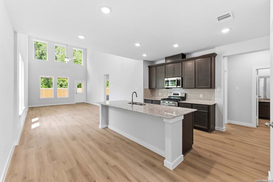 Furnished interior view inside a new home in Hickory Ridge, Elmendorf (Image 6).