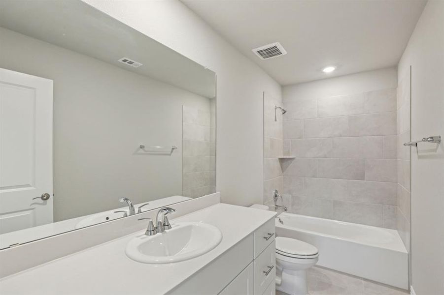 Furnished interior view inside a new home in Simpson Crossing - Spring Series, McKinney (Image 13).