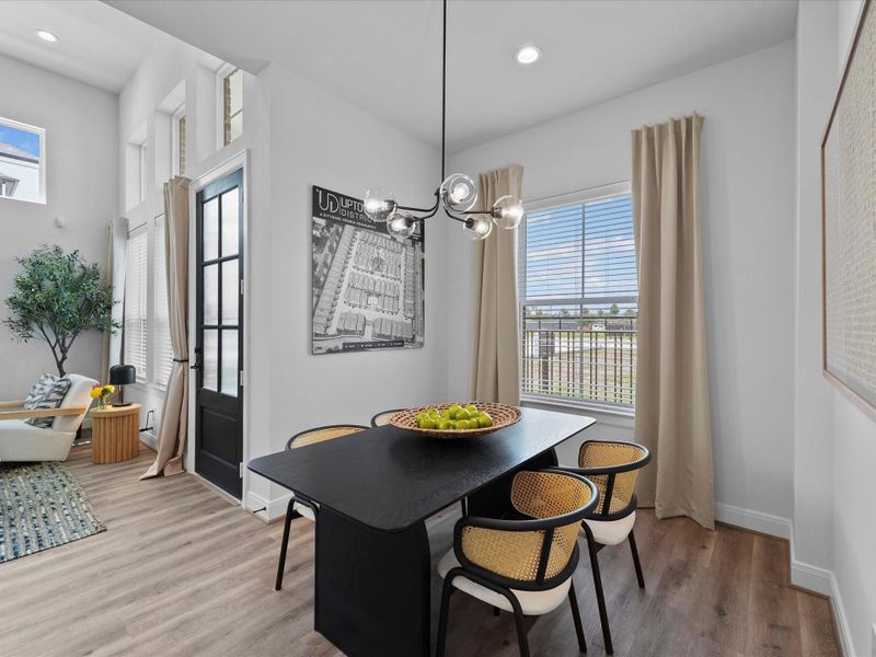 Furnished interior view inside a new home in Uptown District, Houston (Image 15).