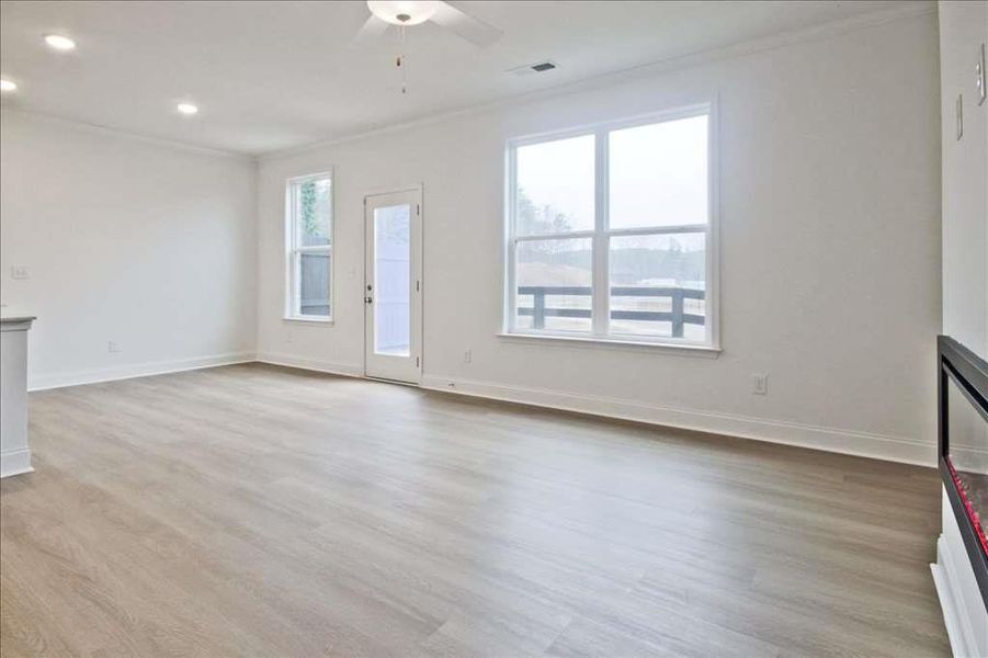 Spacious, unfurnished interior of a new home in Porter Reserve, Decatur (Image 20). Spacious, unfurnished interior of a new home in Porter Reserve, Decatur (Image 20).