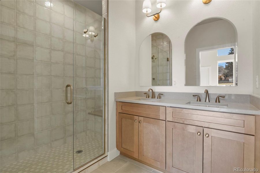 Furnished interior view inside a new home in , Colorado Springs (Image 10).