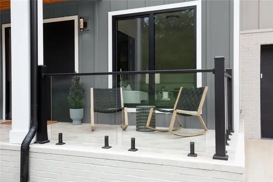 Exterior details and patio area of a home in , Marietta (Image 44).