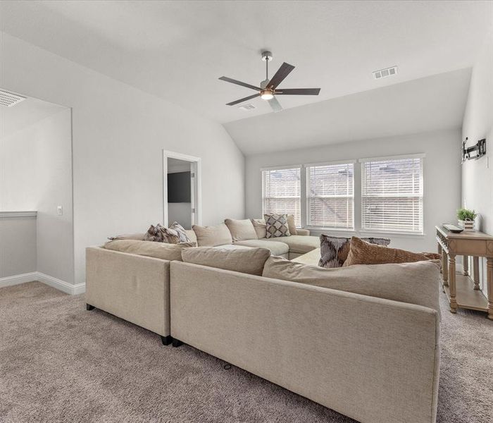 Furnished interior view inside a new home in The Lakes at Parks of Aledo, Aledo (Image 13).