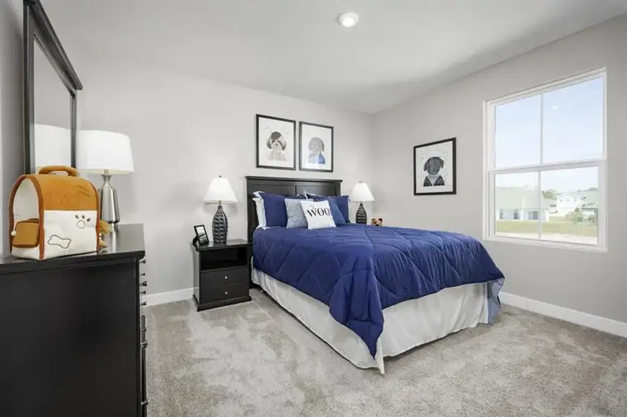 Furnished interior view inside a new home in Emerald Fields Villas, Hudson (Image 9).
