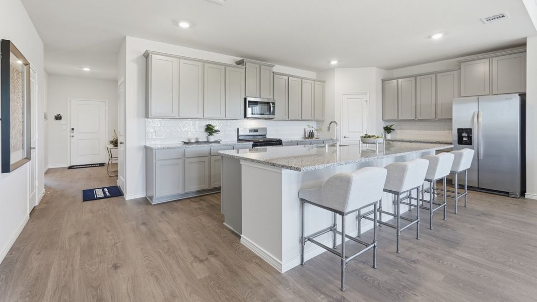 Furnished interior view inside a new home in The Woods at Lindsey Place, Anna (Image 3).
