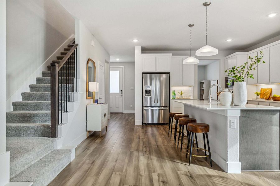Furnished interior view inside a new home in Dove Hollow, Waxahachie (Image 4).