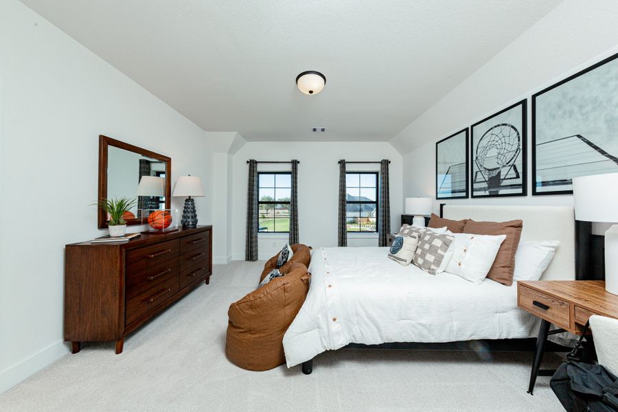 Representative furnished interior of a home built from the Summerfield by Beazer Homes in Bridgeland, Cypress (Image 14).