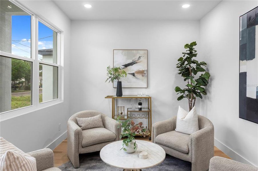 Furnished interior view inside a new home in , Tampa (Image 34).