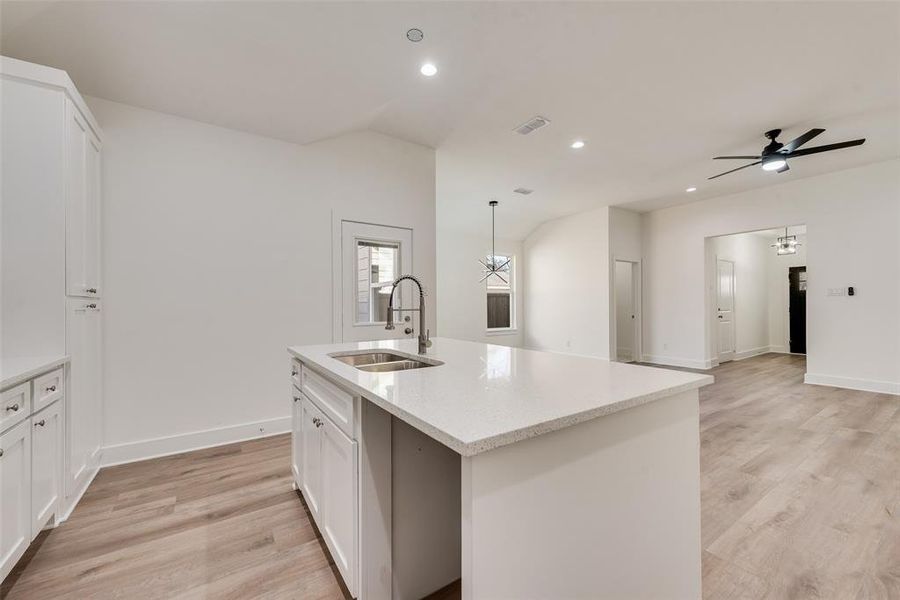 Furnished interior view inside a new home in , Dallas (Image 4).