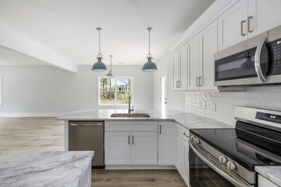 Furnished interior view inside a new home in , Johns Island (Image 11).