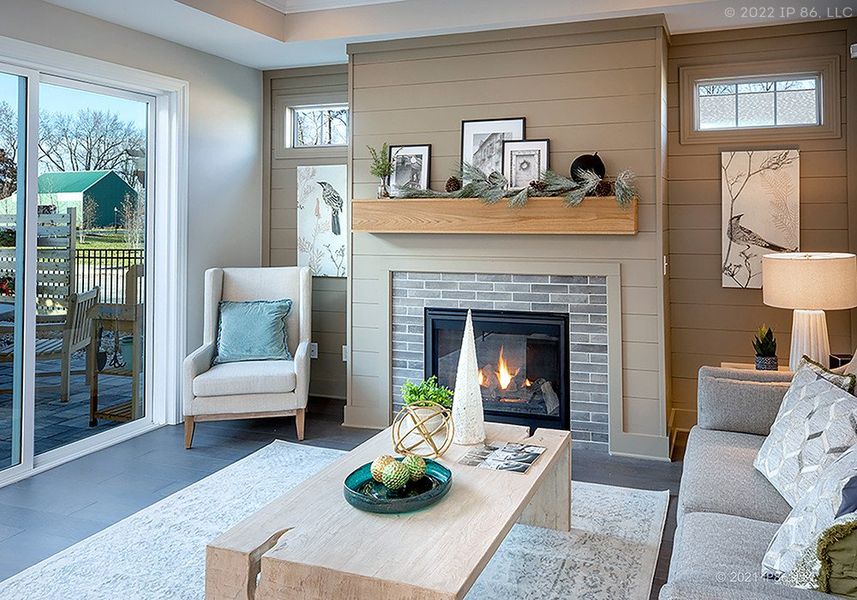Representative furnished interior of a home built from the Portico by Epcon Communities in The Villas at Pinewood, Asheboro (Image 8). Representative furnished interior of a home built from the Portico by Epcon Communities in The Villas at Pinewood, Asheboro (Image 8).