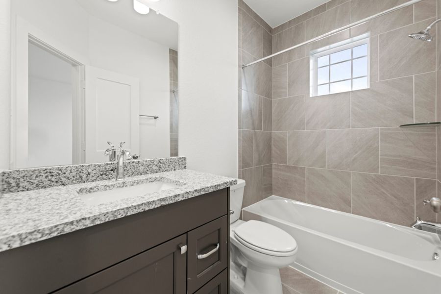 Furnished interior view inside a new home in Elyson, Katy (Image 16). Furnished interior view inside a new home in Elyson, Katy (Image 16).