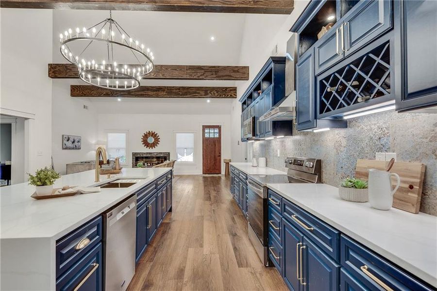 Furnished interior view inside a new home in , Atlanta (Image 49). Furnished interior view inside a new home in , Atlanta (Image 49).