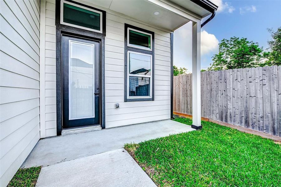 Exterior details and patio area of a home in , Houston (Image 14). Exterior details and patio area of a home in , Houston (Image 14).