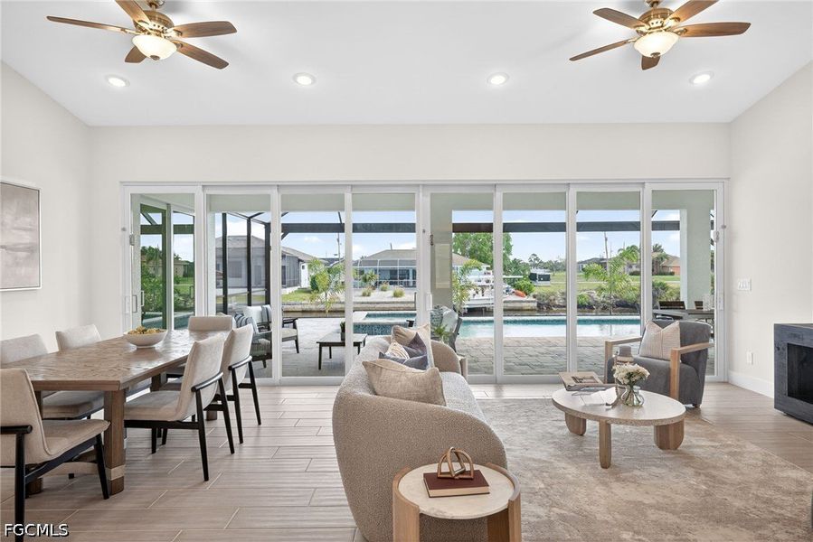 Furnished interior view inside a new home in Cape Coral, Cape Coral (Image 8).