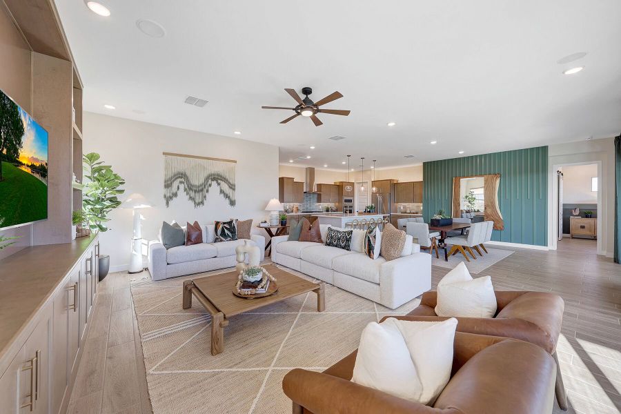 Representative furnished interior of a home built from the Garnet by Mattamy Homes in Tierra Vistoso, Surprise (Image 30).
