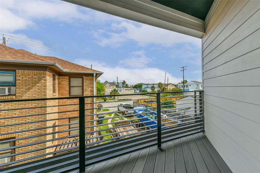 Private balcony