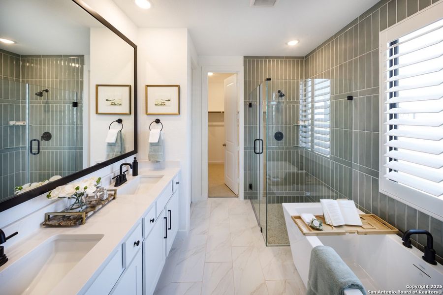 Furnished interior view inside a new home in The Crossvine, Schertz (Image 6).