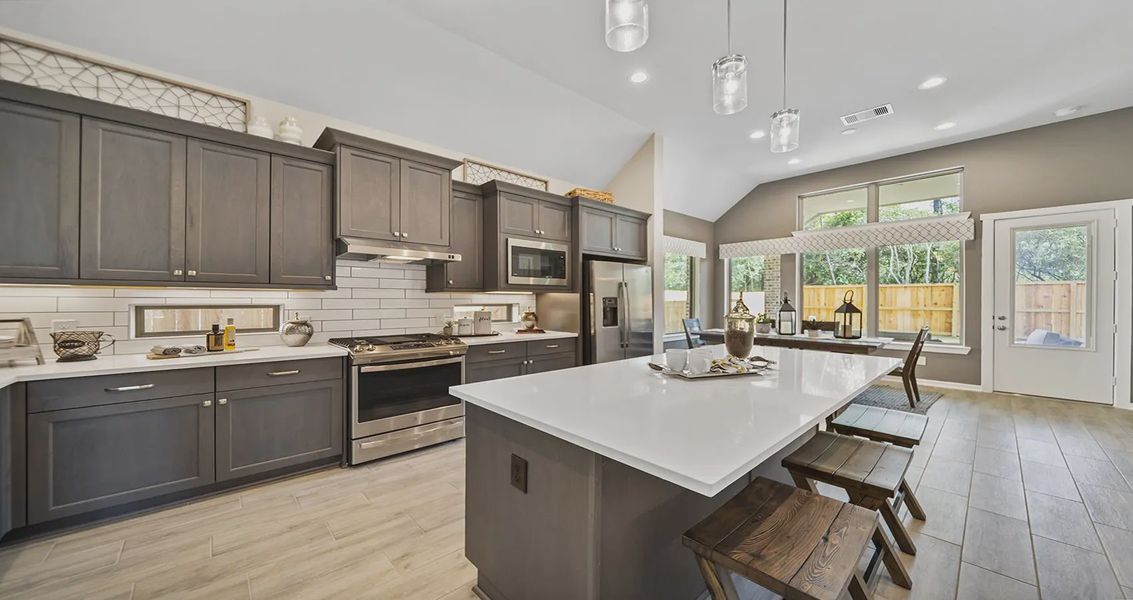 Representative furnished interior of a home built from the Middleton by Chesmar Homes in 50' Homesites at Jubilee, Hockley (Image 6).