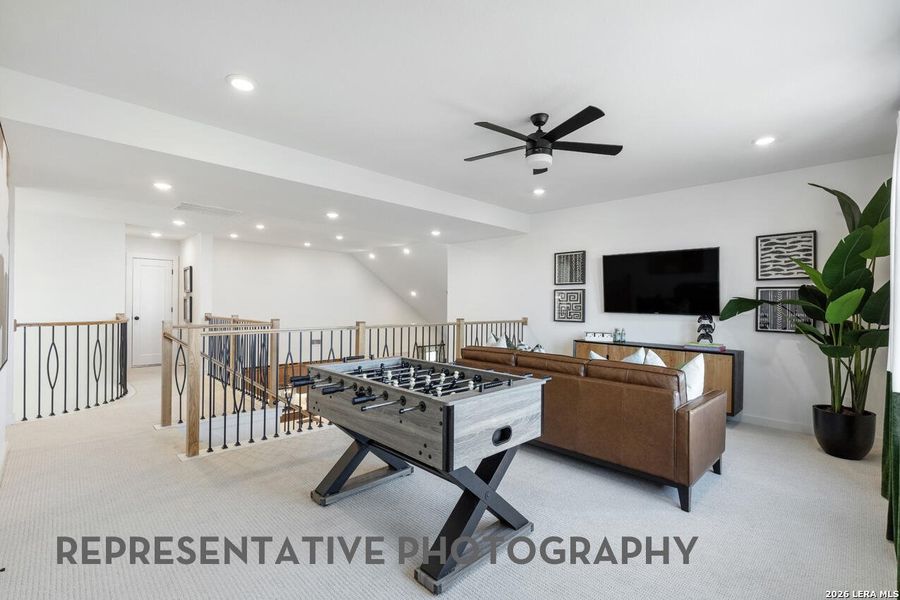 Furnished interior view inside a new home in Mont Blanc, Schertz (Image 9).