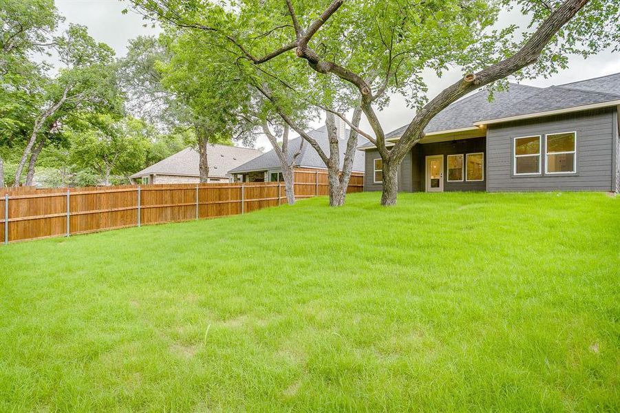 Exterior details and patio area of a home in , Fort Worth (Image 24). Exterior details and patio area of a home in , Fort Worth (Image 24).