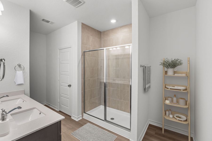 Representative furnished interior of a home built from the Burnet by Pulte Homes in Nopal Valley, San Antonio (Image 7).