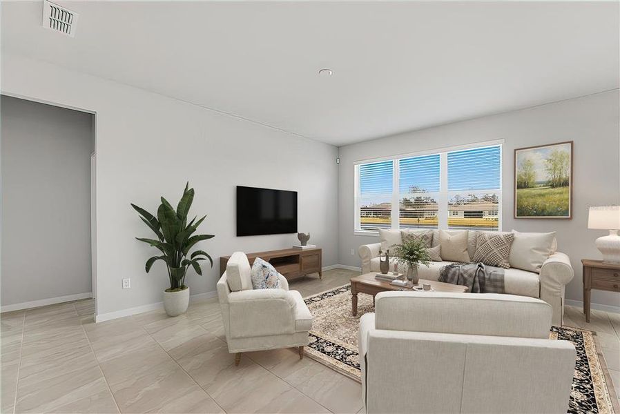 Furnished interior view inside a new home in , St. Cloud (Image 13).