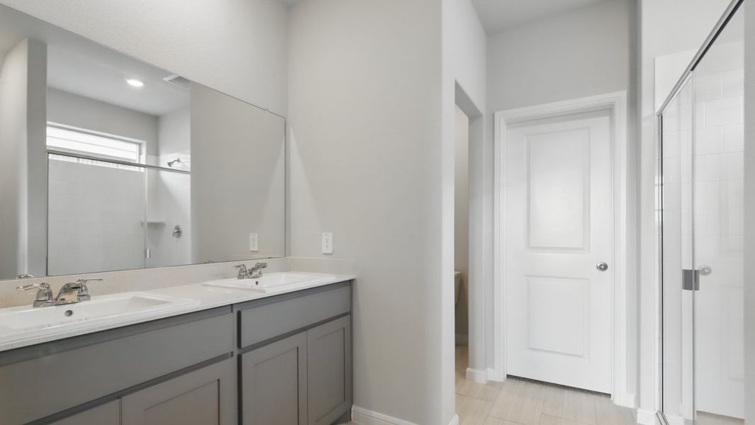 Furnished interior view inside a new home in The Canyons, Keene (Image 13).