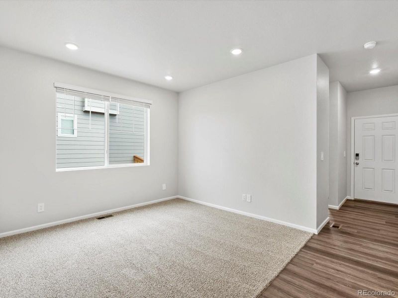 Spacious, unfurnished interior of a new home in Buffalo Highlands: The Flora Collection, Commerce City (Image 15).