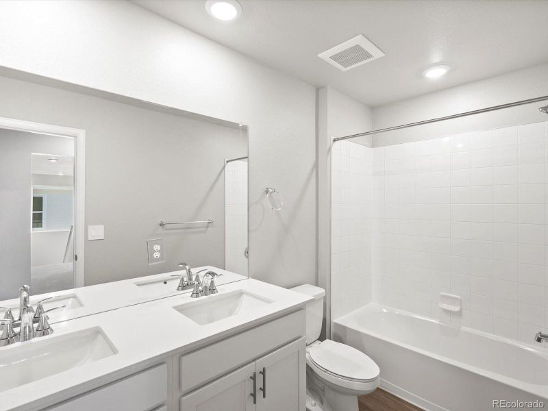 Furnished interior view inside a new home in Westgate, Greeley (Image 7). Furnished interior view inside a new home in Westgate, Greeley (Image 7).