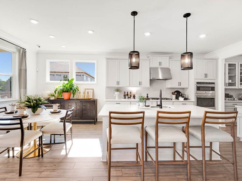 Representative furnished interior of a home built from the Essex by Taylor Morrison in Auburn Glen, Dacula (Image 3).