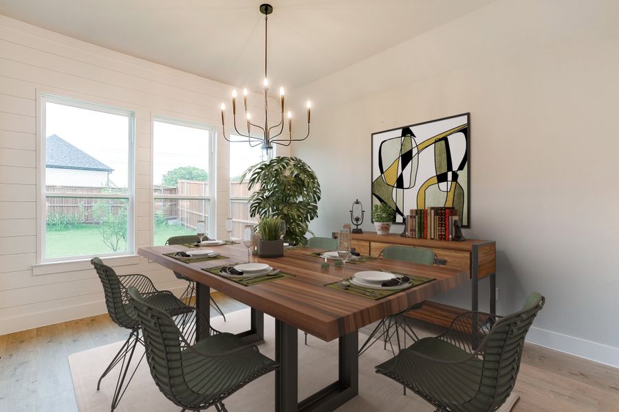 Representative furnished interior of a home built from the The El Paso by Kenmark Homes in LeTara, Haslet (Image 7). Representative furnished interior of a home built from the The El Paso by Kenmark Homes in LeTara, Haslet (Image 7).