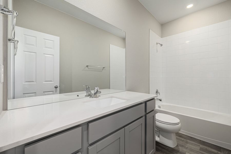 Furnished interior view inside a new home in Painted Prairie, Aurora (Image 16).