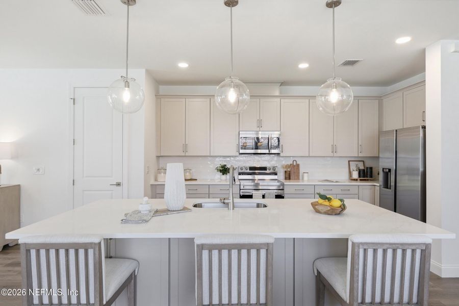 Furnished interior view inside a new home in Palm Coast Homes, Palm Coast (Image 15).