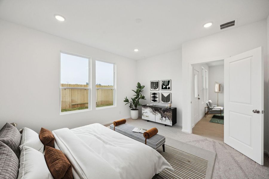Furnished interior view inside a new home in Montgomery Bend, Montgomery (Image 11).