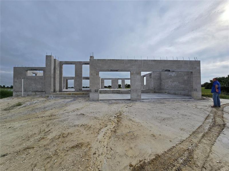 In-progress construction of a new home in , Placida, FL (Image 5).