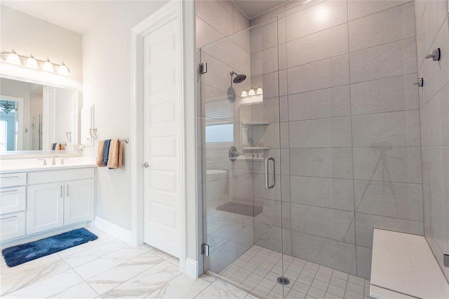 Furnished interior view inside a new home in , McKinney (Image 30).